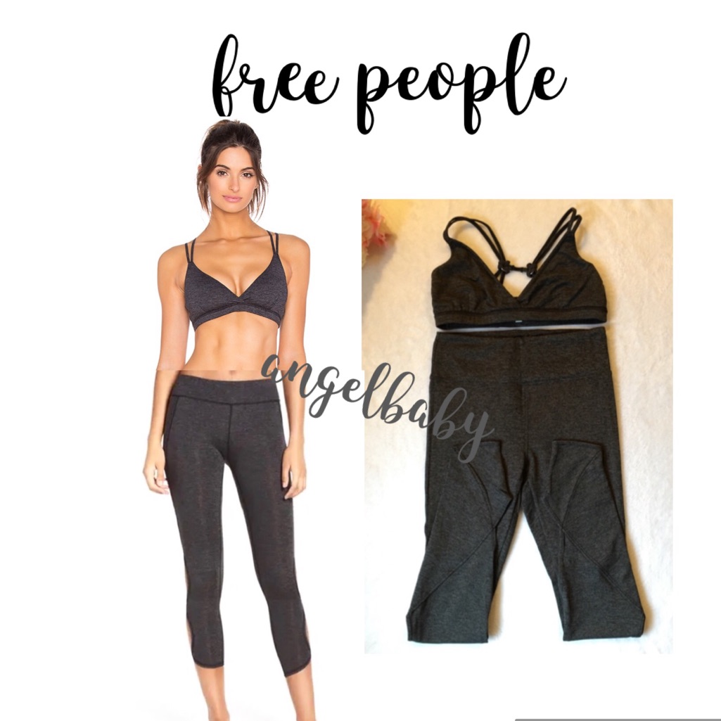 Free People Halo Leggings And Mercury Bra Set!